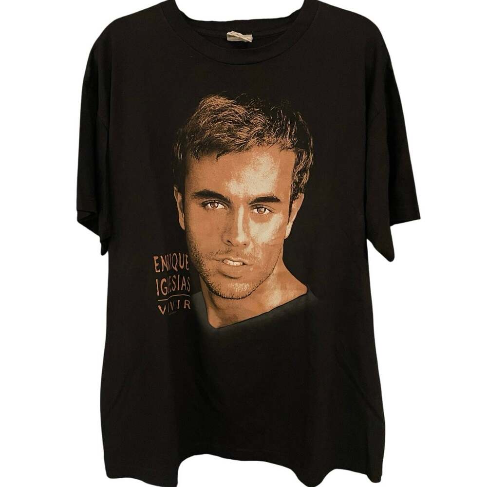 Vintage 90s Enrique Iglesias Vivir Tour 1997 Shirt Adult XL